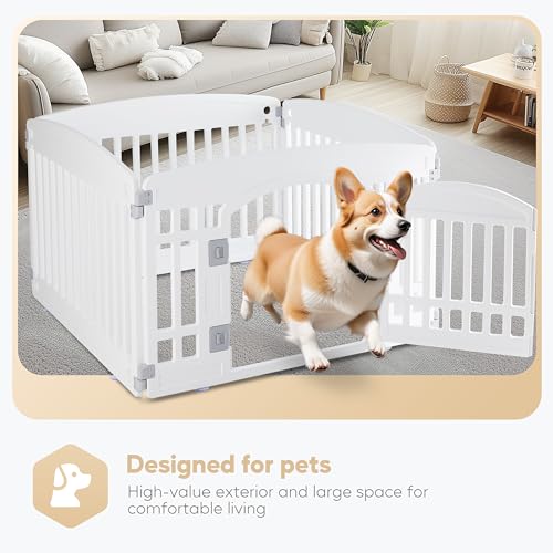 Portable 32" Height 8 Panels Heavy Duty Dog Playpen F3028