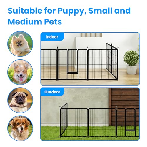 Portable 32" Height 8 Panels Heavy Duty Dog Playpen F3028