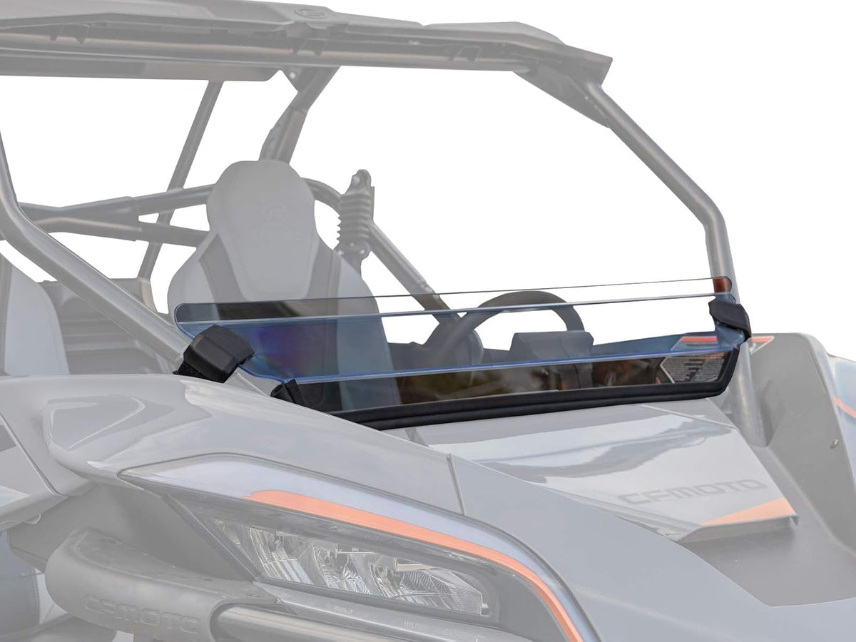 Clear 1/4 Polycarbonate Half Windshield Z87923