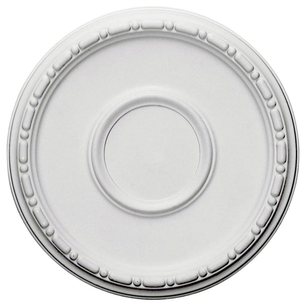 Hand-Painted Warm Silver Ceiling Medallion D91860