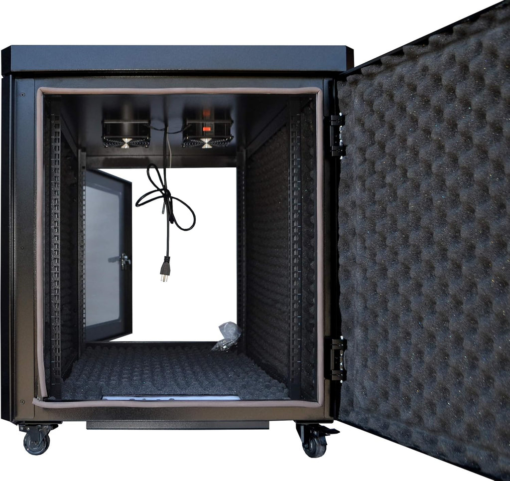 12U 35 inch Depth Soundproof Server Rack Cabinet Q27314