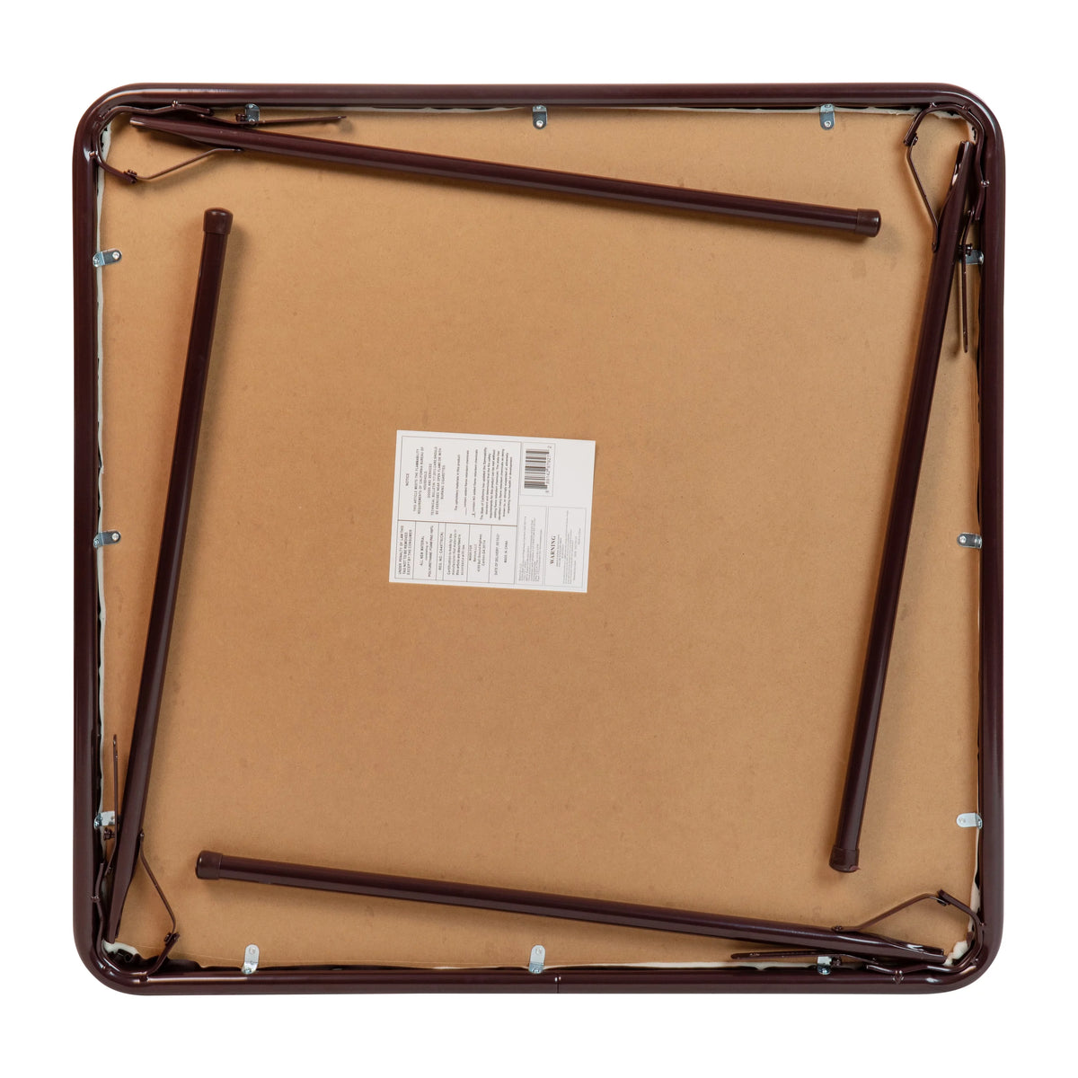 Brown Folding Card Table S84335