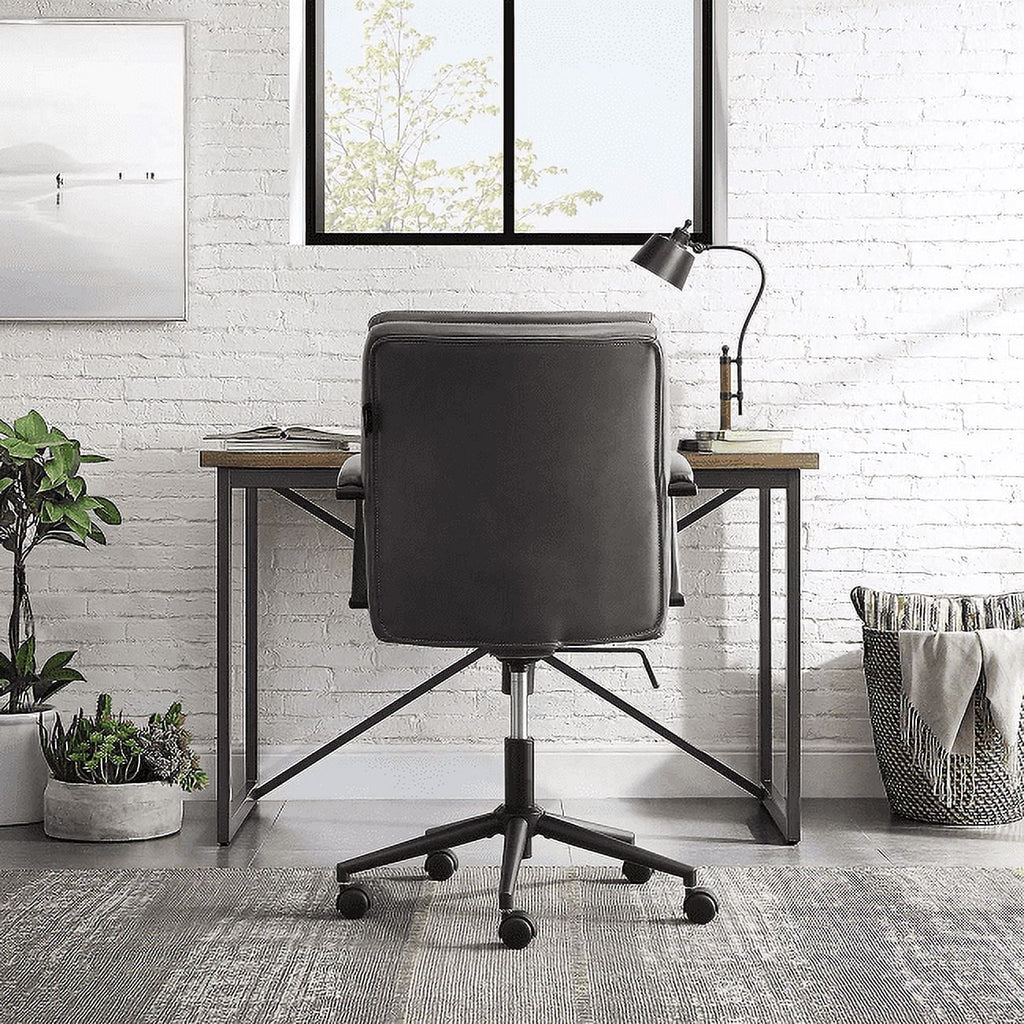 Brown Metal Frame Writing Desk L37531