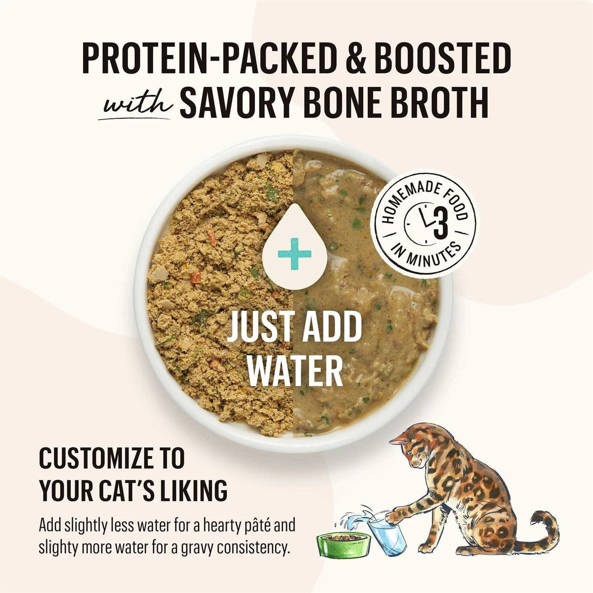 Chicken & Fish Grain-Free Dehydrated Cat Food E250261