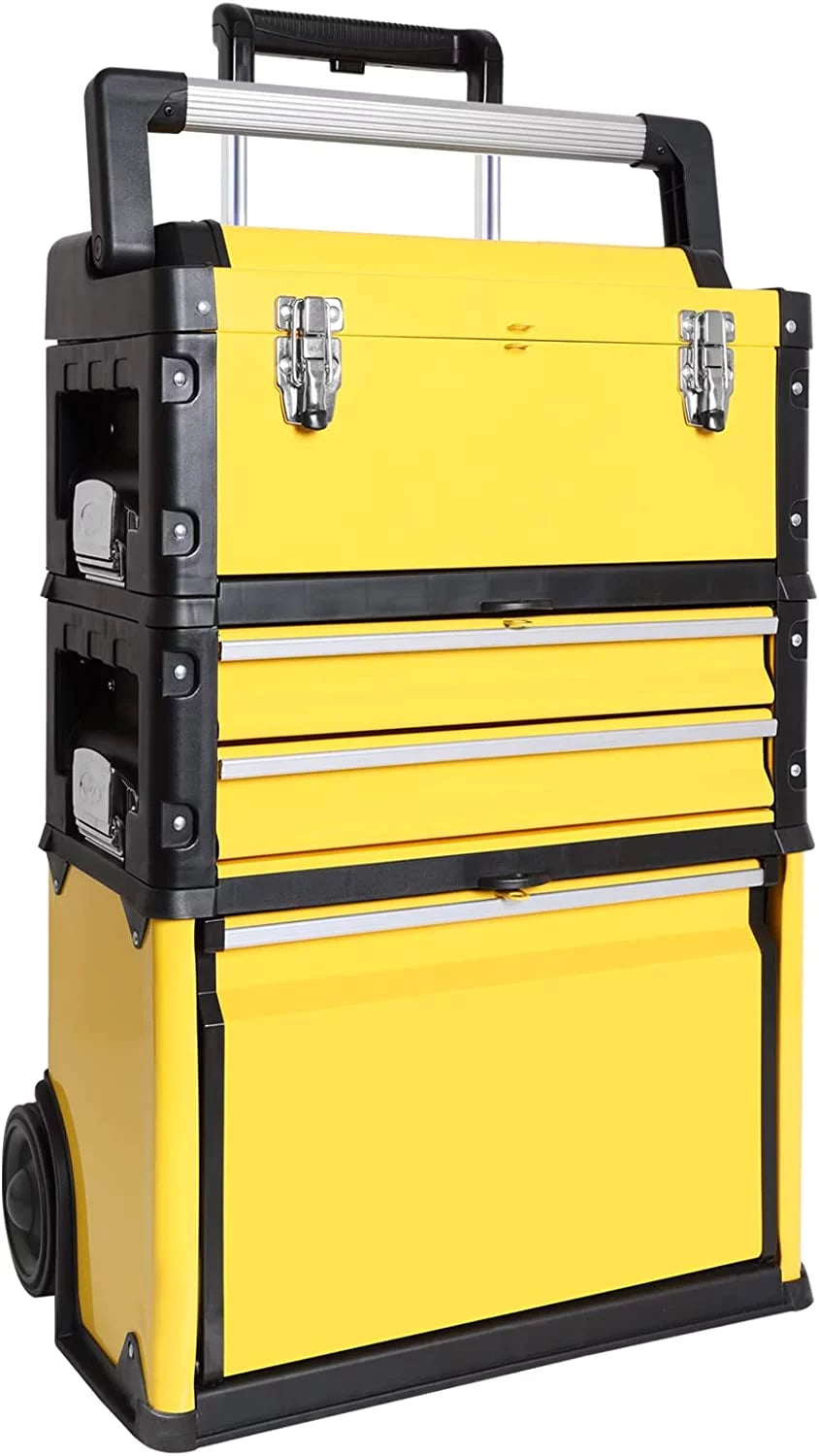 Red Rolling Tool Chest with Wheels 3 Drawers R9909