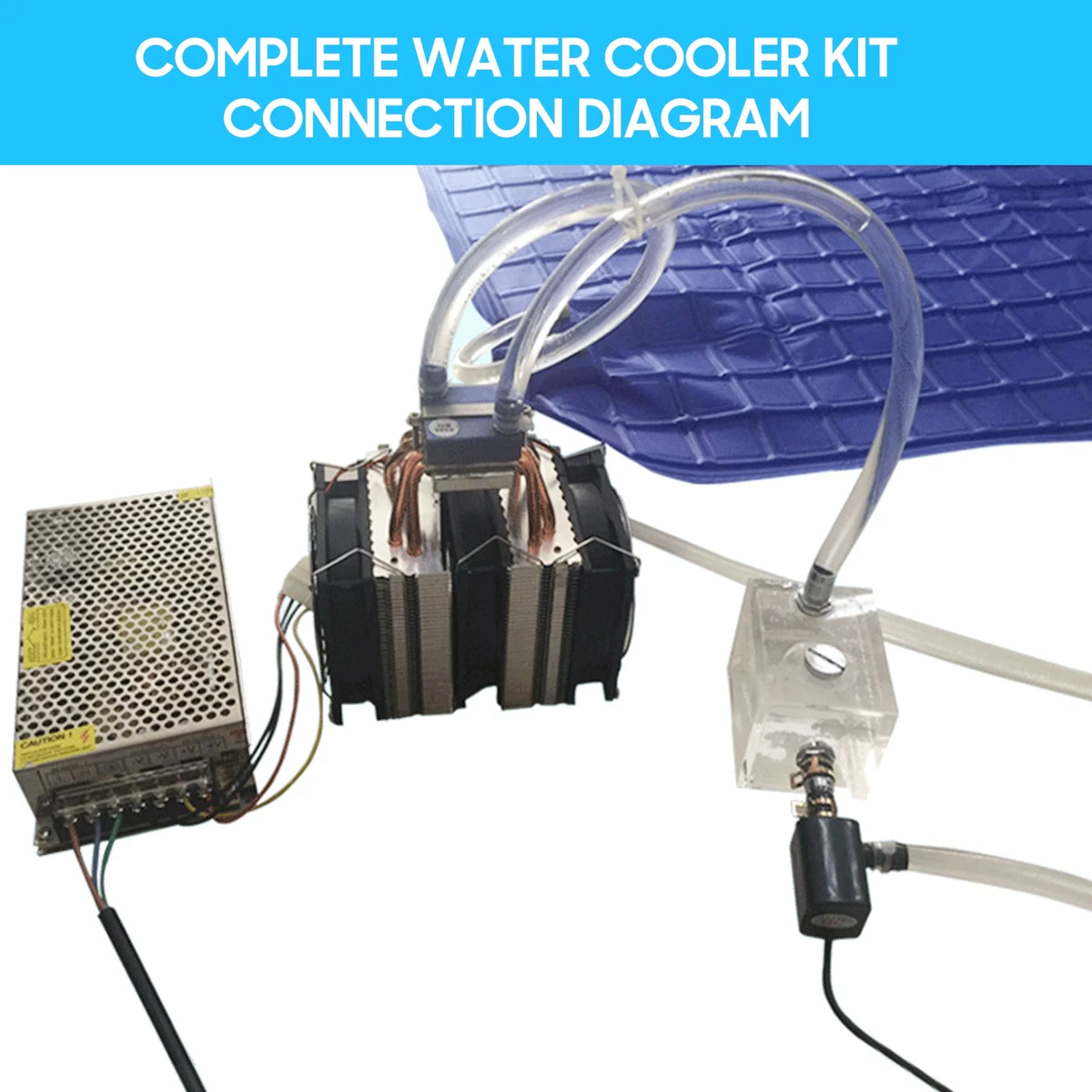 180W Semiconductor Aquarium Chiller for 40 Liters U20750