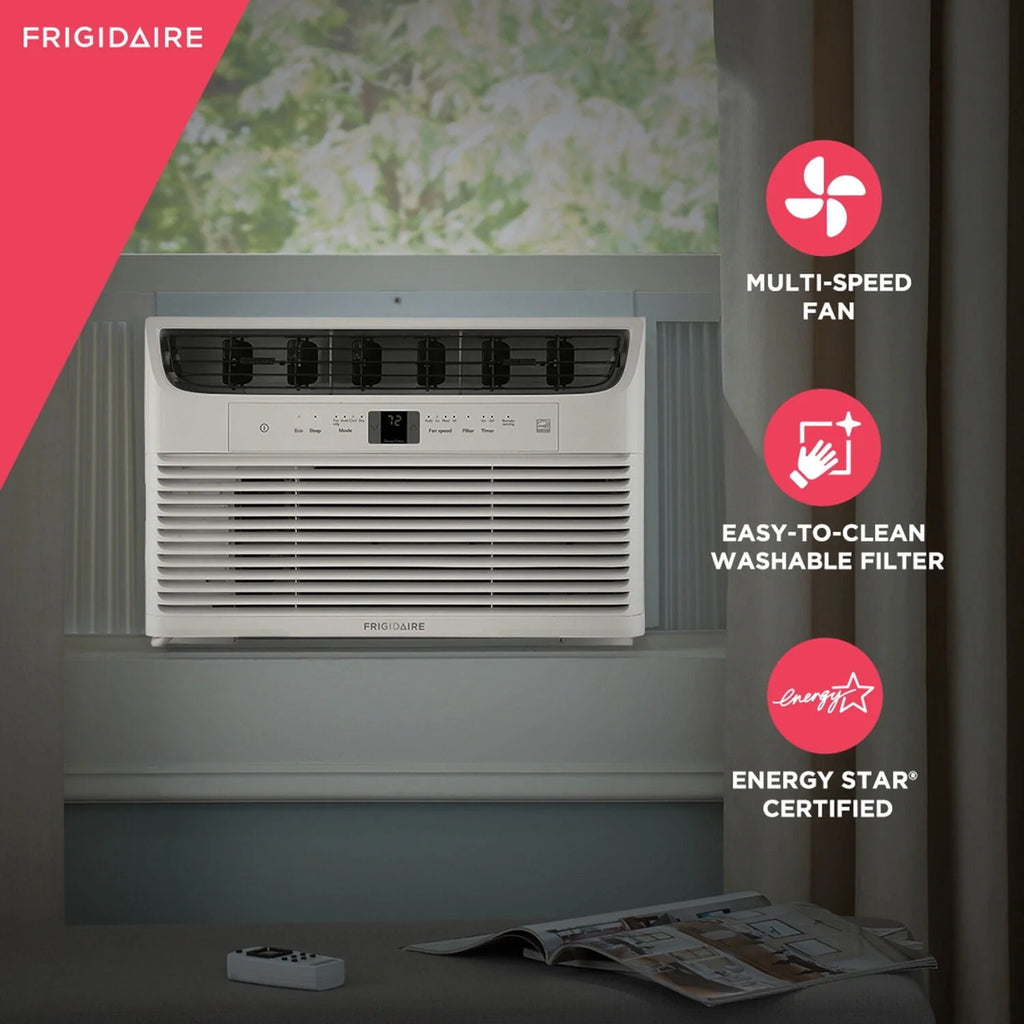 12,000 BTU Window Air Conditioner with Remote, White R924229