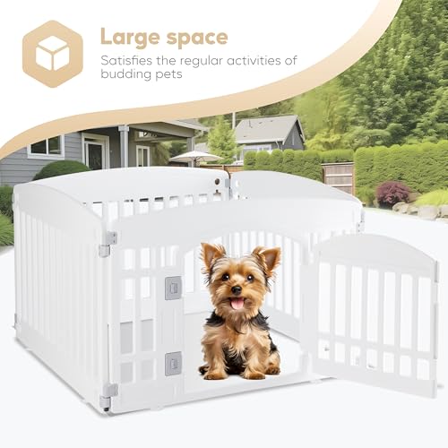 Portable 32" Height 8 Panels Heavy Duty Dog Playpen F3028