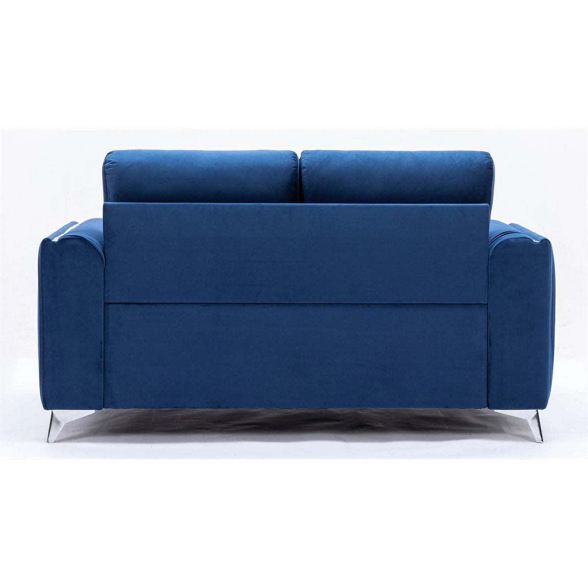 Blue Velvet Upholstered Loveseat U228