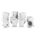 Ceramic Mug Set of 12 White V86472