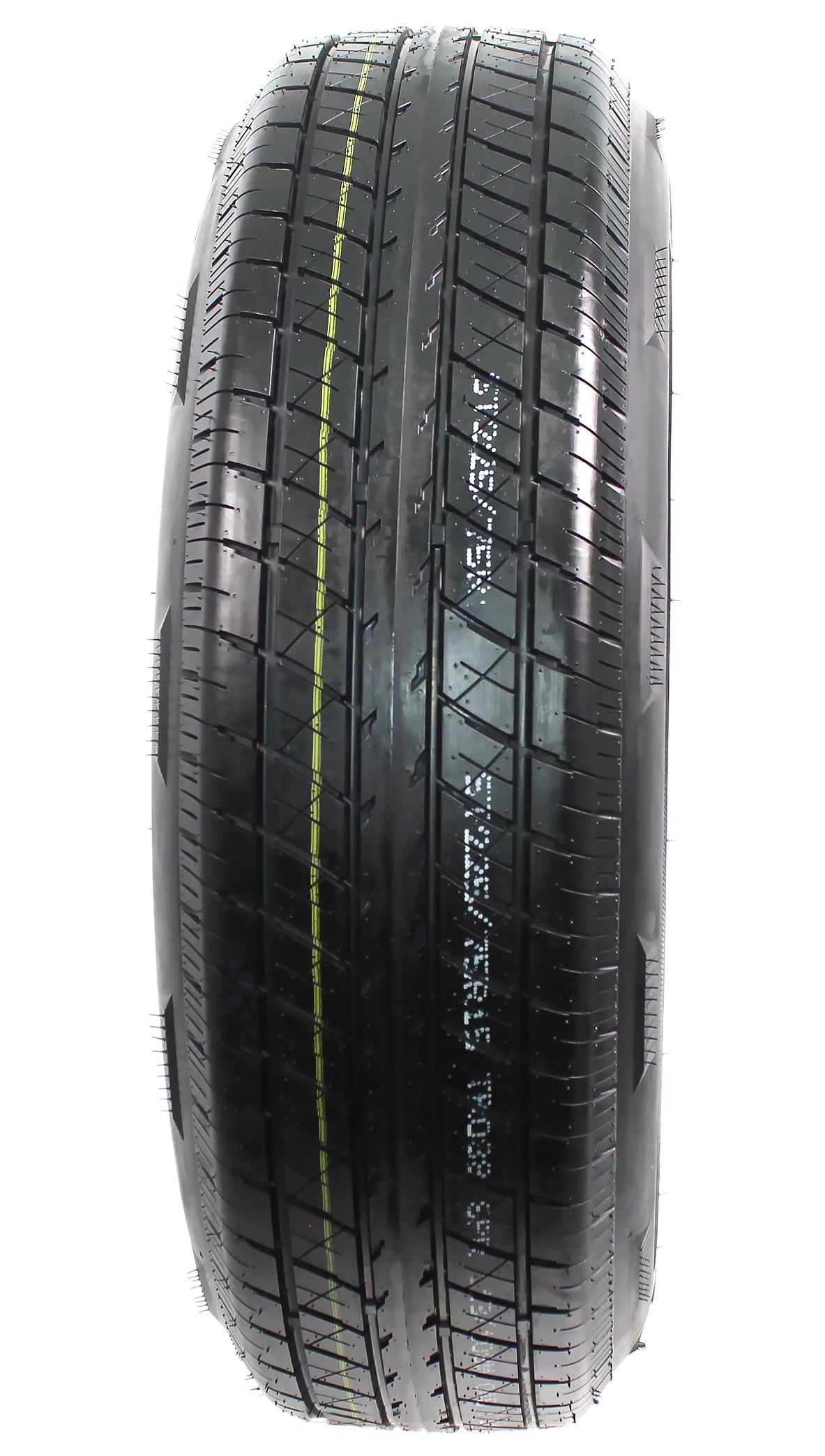 ST225/75R15 15 D 6 Lug White Spoke Trailer Tire On Rim B67256