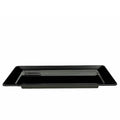Rect.Tray 75x25cm Show Plate Nero I6490