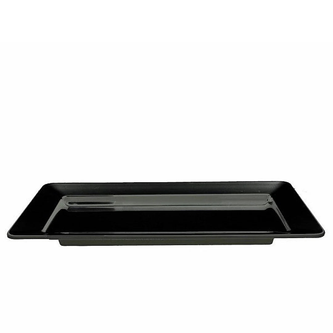 Rect.Tray 75x25cm Show Plate Nero I6490