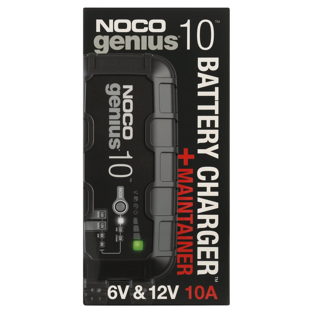 6V/12V 10A Smart Battery Charger and Maintainer N556499
