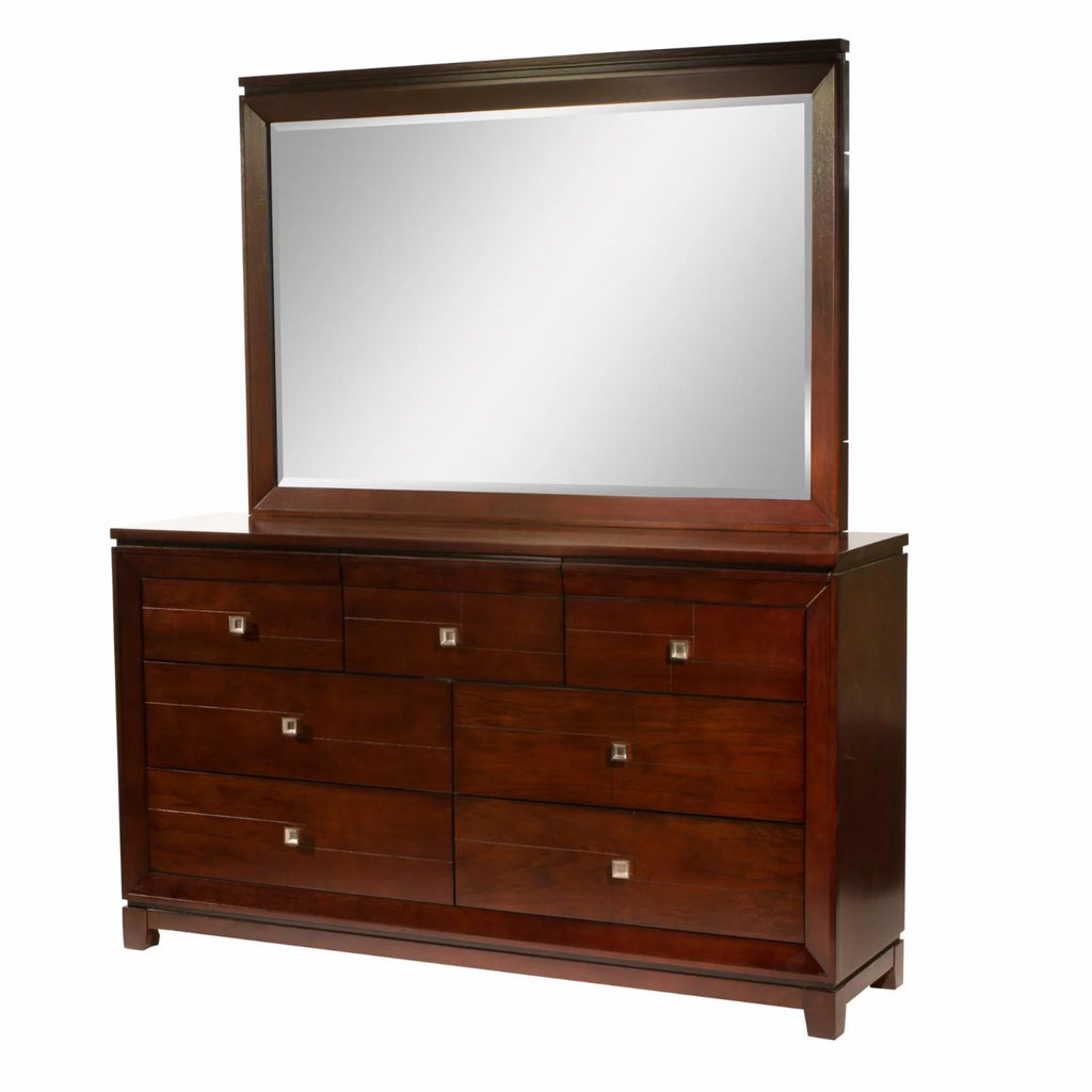 Cherry Dresser with Mirror O18846