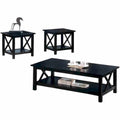 3 Piece Casual Occasional Table Set I586