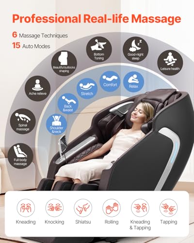 4D Full Body Zero Gravity Massage Chair with Heat Q69713