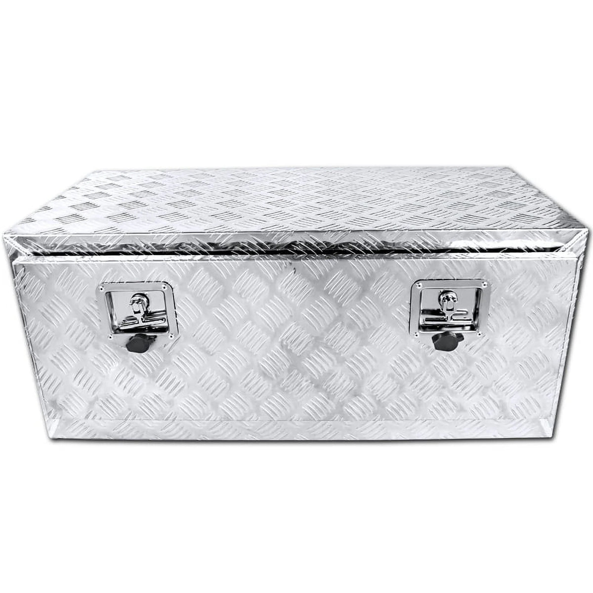 Aluminum Truck Bed Storage Tool Box with Lock V686