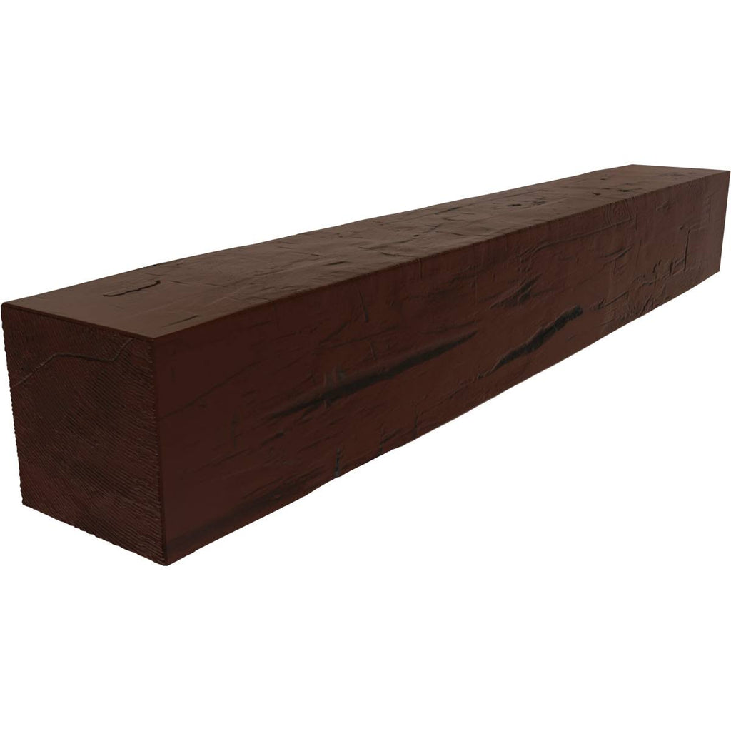 Hand Hewn Faux Wood Fireplace Mantel H7917