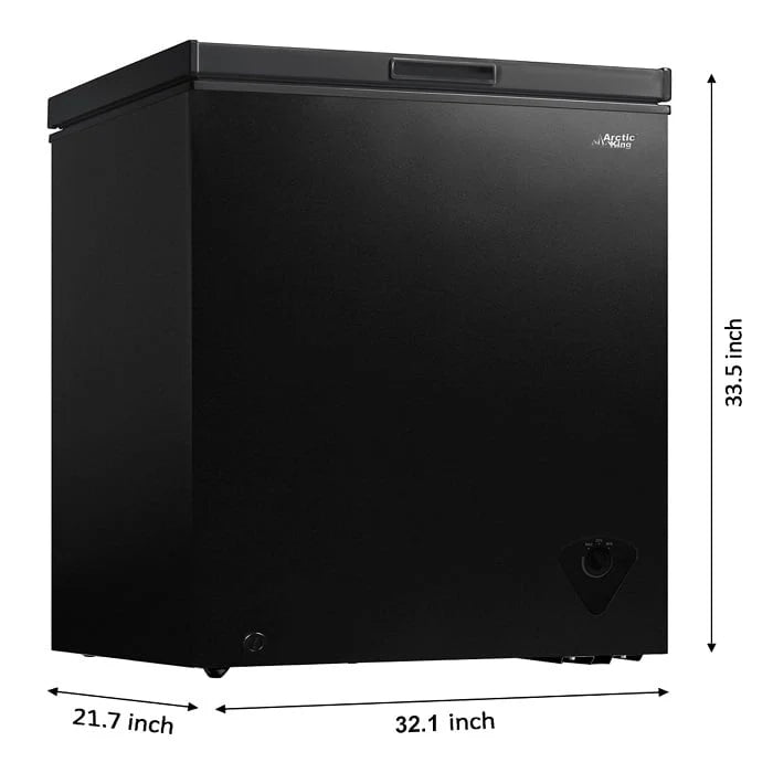 7 Cu ft Black Chest Freezer X714