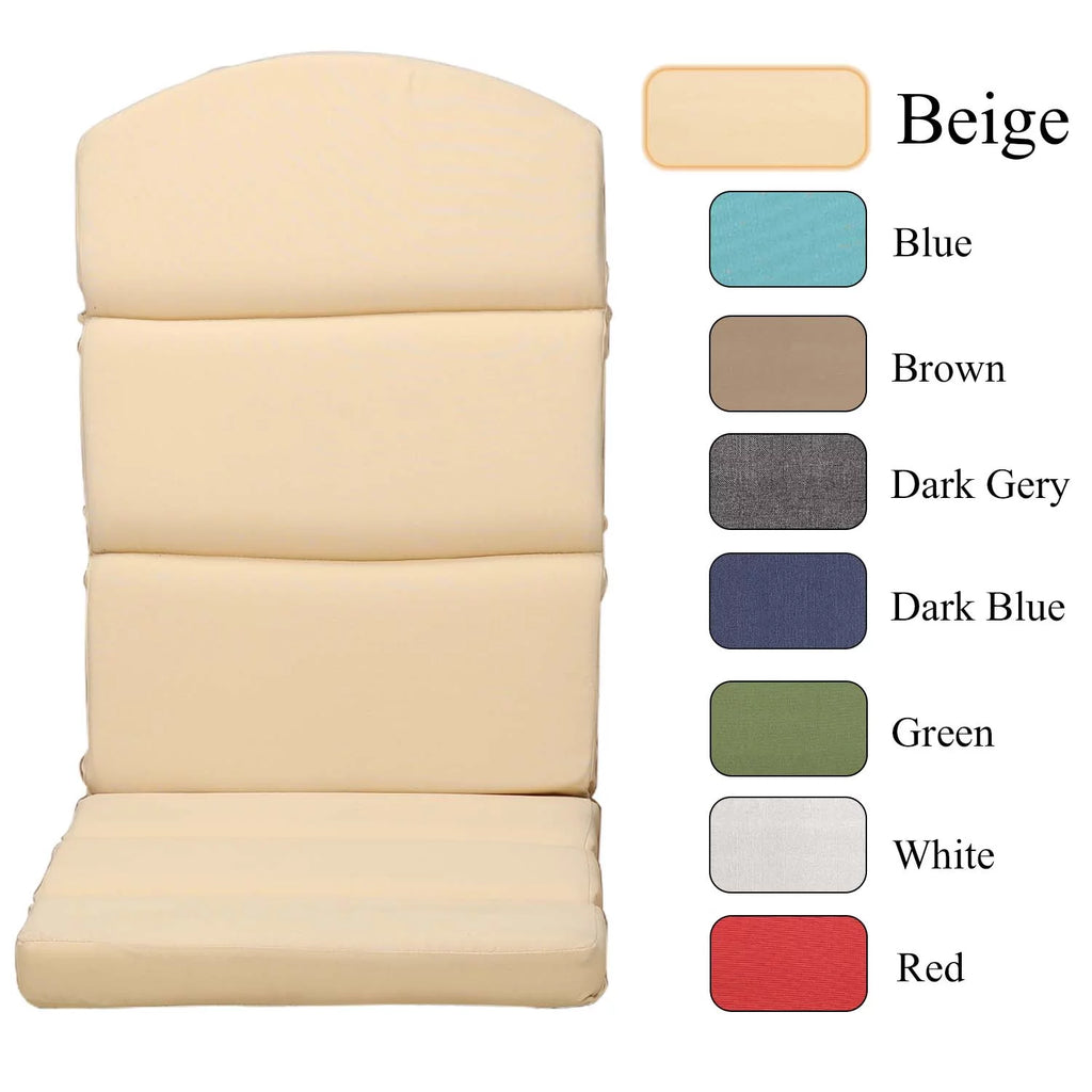 High-Back Olefin Fabric Patio Cushion Set of 2 C21914