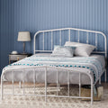 Black Queen Metal Platform Bed Frame W4241