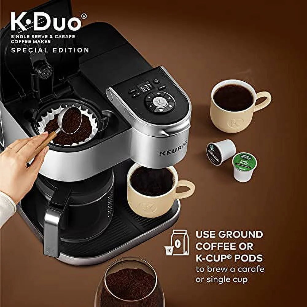 Single Serve K-Cup Pod & Carafe Coffee Maker F843