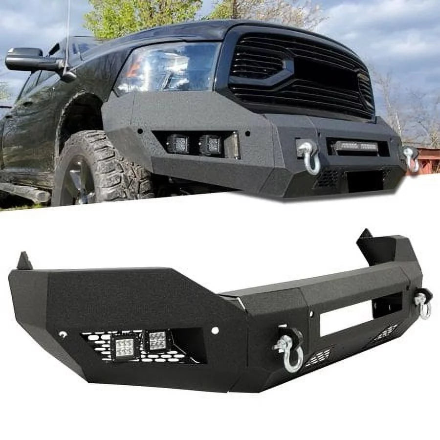 Front Bumper with D-Ring LED Fog Light H858