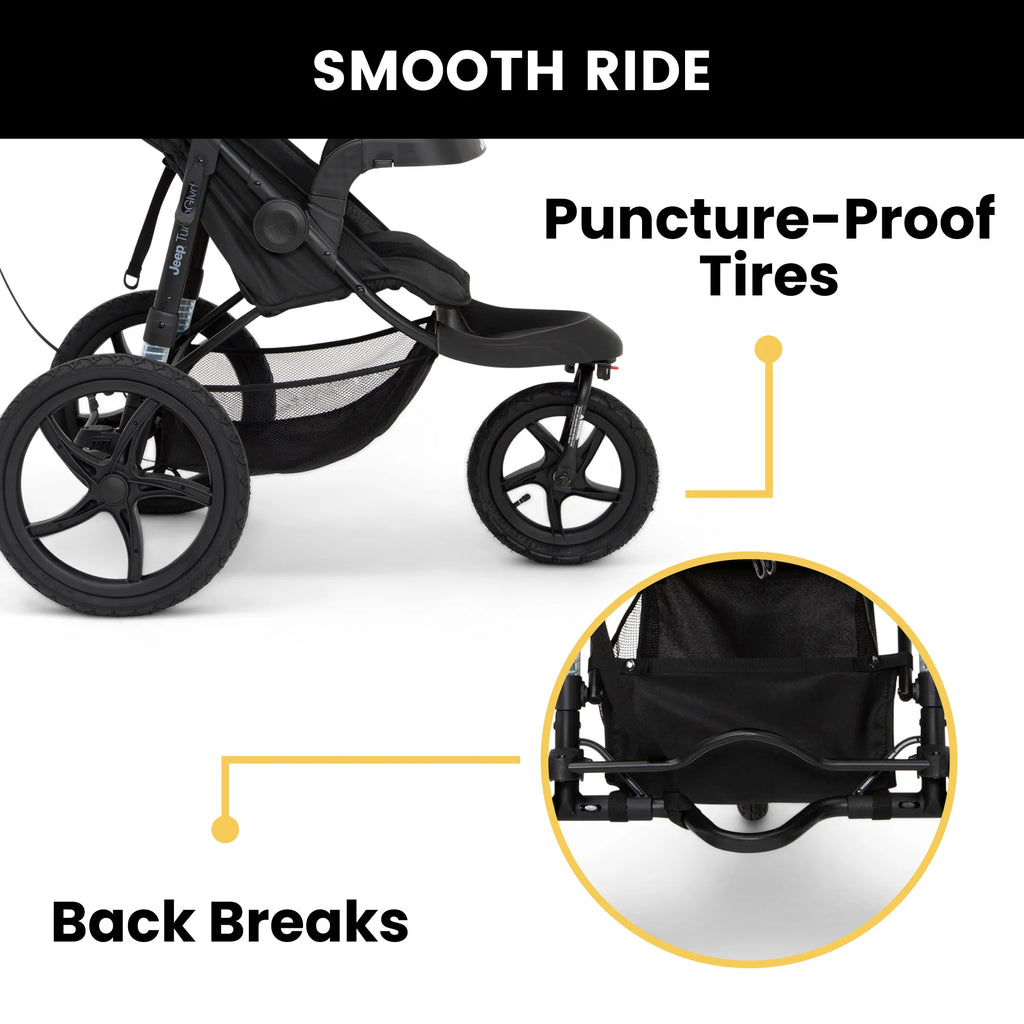 Black Jogging Stroller M2467
