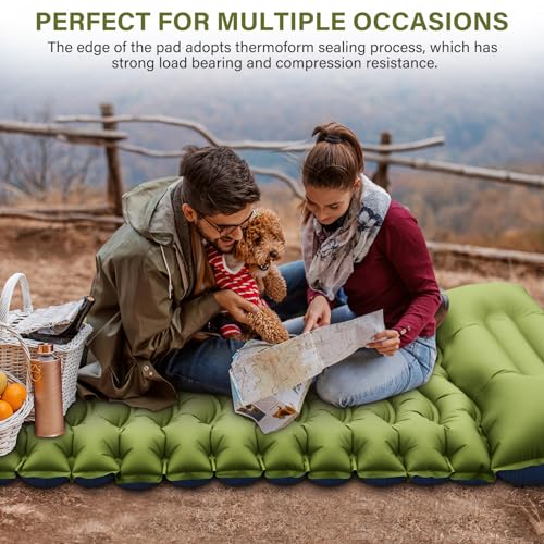 Ultralight Inflatable Camping Sleeping Pad with Pillow S648