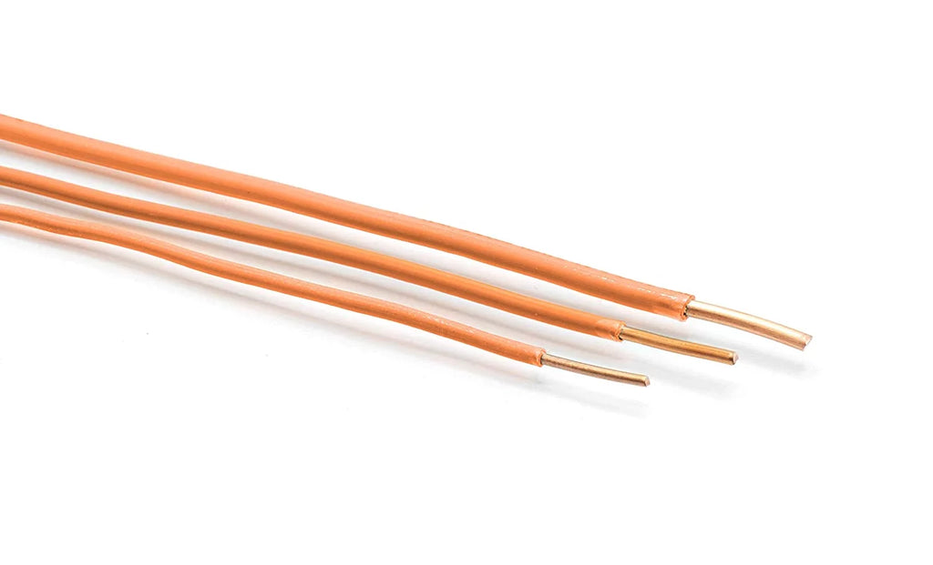 200 Feet Insulated Solid Copper THHN / THWN Wire 10 AWG Orange G132