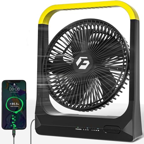 Battery Powered Operated Portable Fan Rechargeable 20800mAh M562