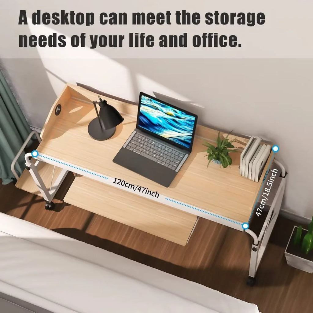 Height Adjustable Overbed Table with Wheels X3391