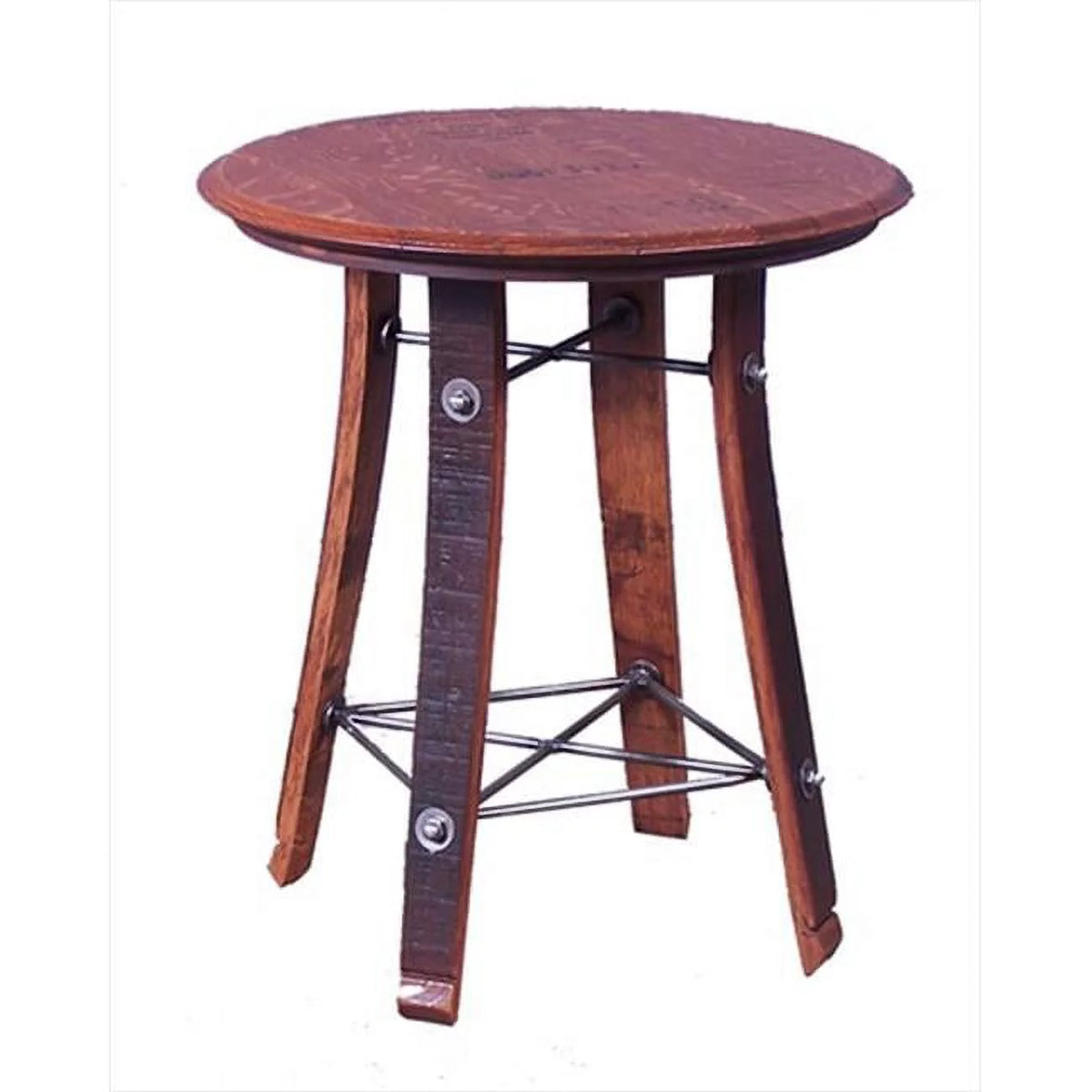 24 in. Wine Barrel Side Table U44061