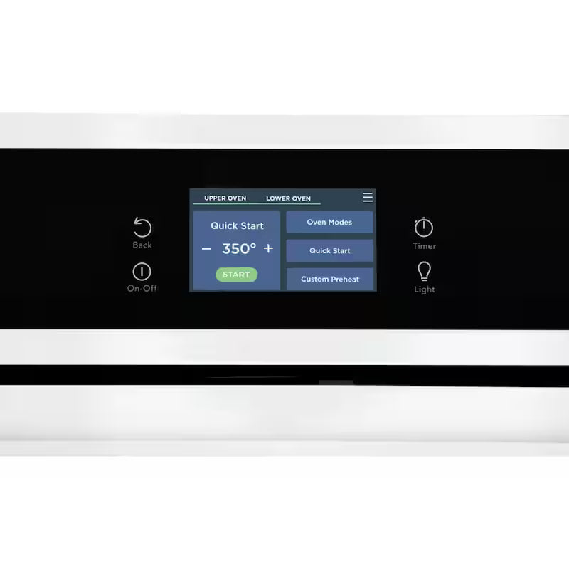 Double Electric Built-In Wall Oven with Convection in White S9005