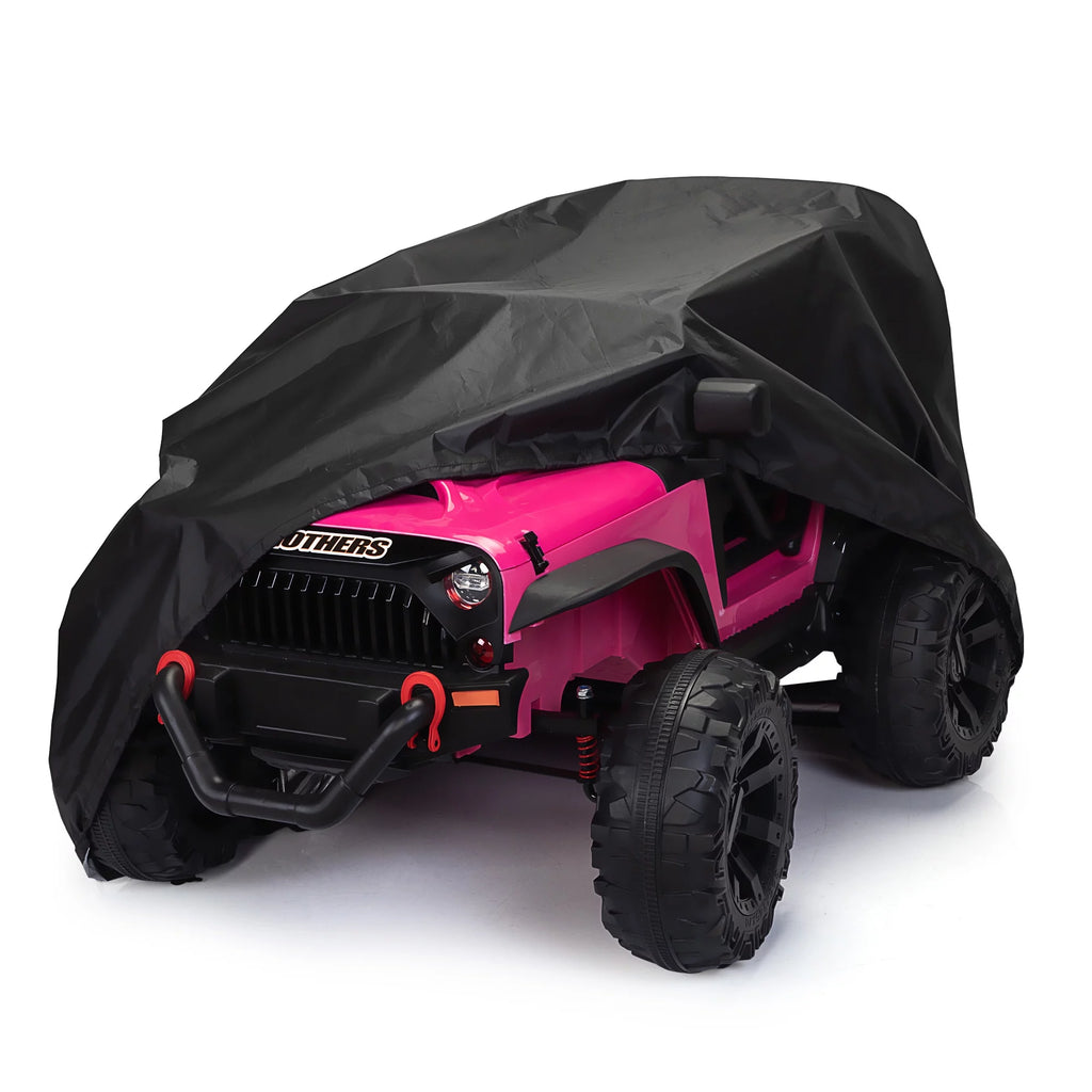Kids Ride-On Toy Car Cover Black 55.5 x 32 x 31.5 inches C853