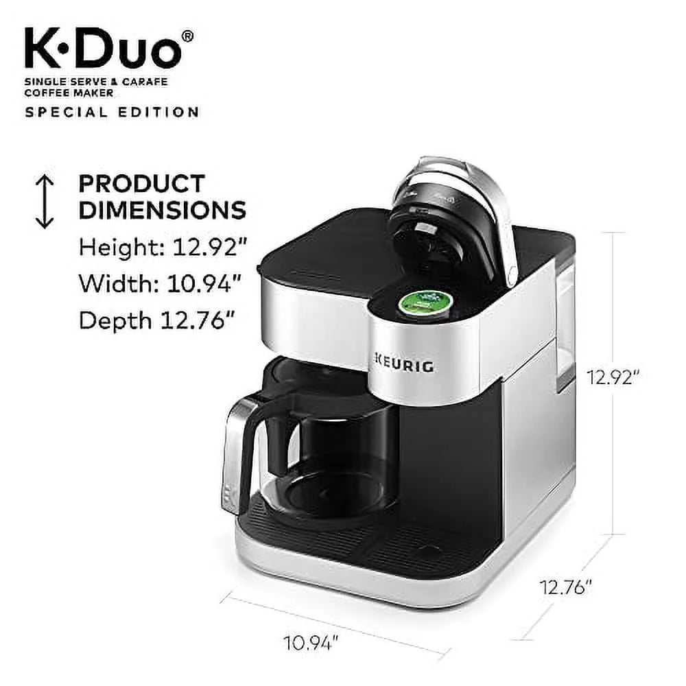 Single Serve K-Cup Pod & Carafe Coffee Maker F843