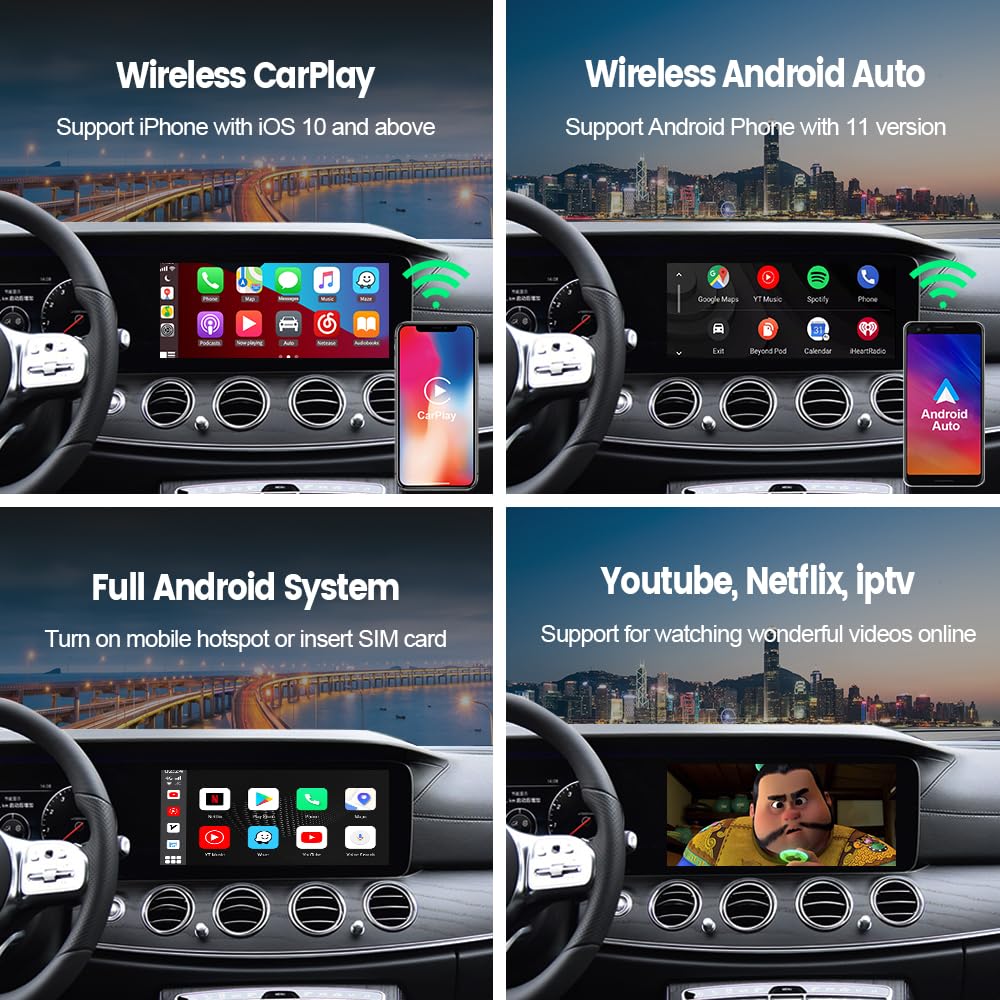 Wireless CarPlay Android Auto Adapter V795