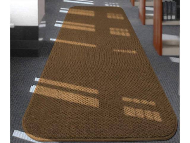Bronze Gold 8 ft. x 48 in. Skid-Resistant Carpet Runner E333