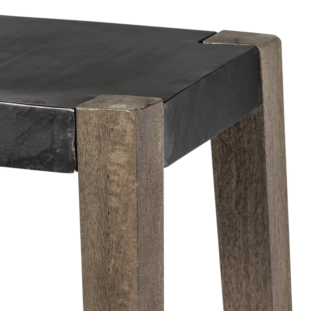 Brown Wood Stool K27886