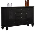 Black 11 Drawer Dresser H51153