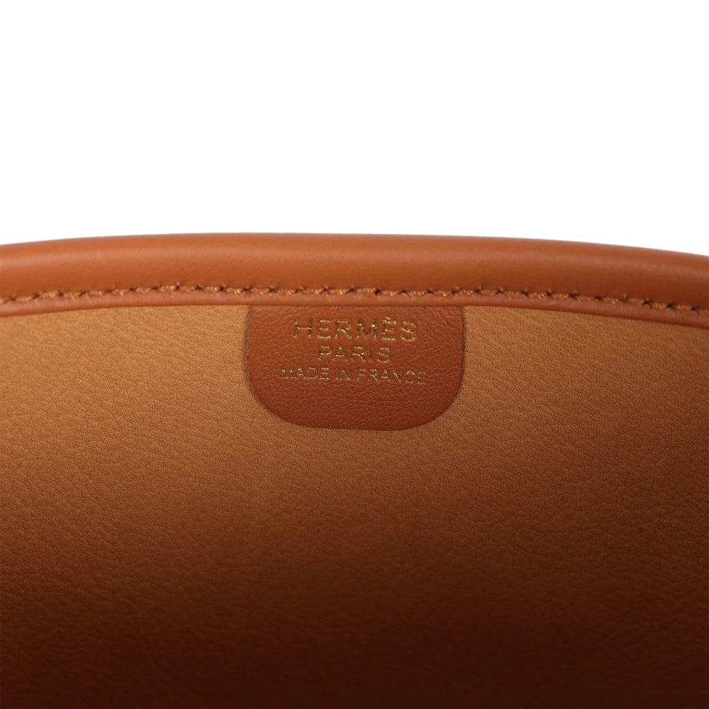 Gold Leather Crossbody Bag K60337