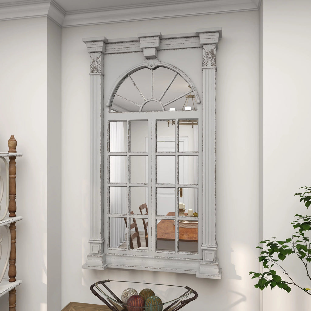 Cream Arched Wall Mirror C827