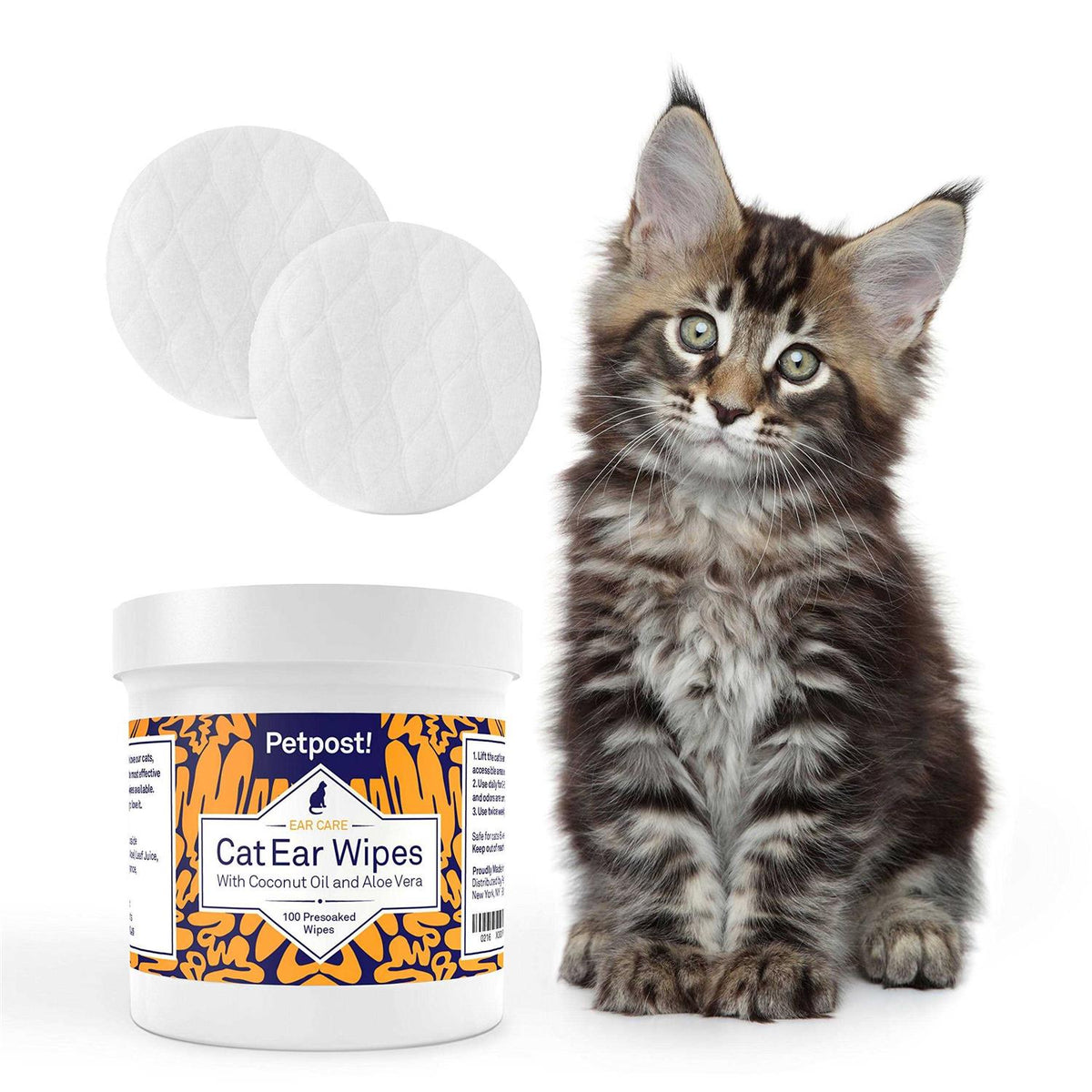 Coconut Oil Ear Cleaner Wipes A8693