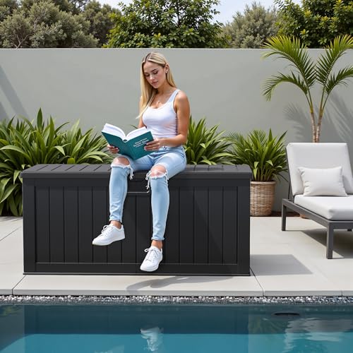 120 Gallon Waterproof Resin Deck Box E867