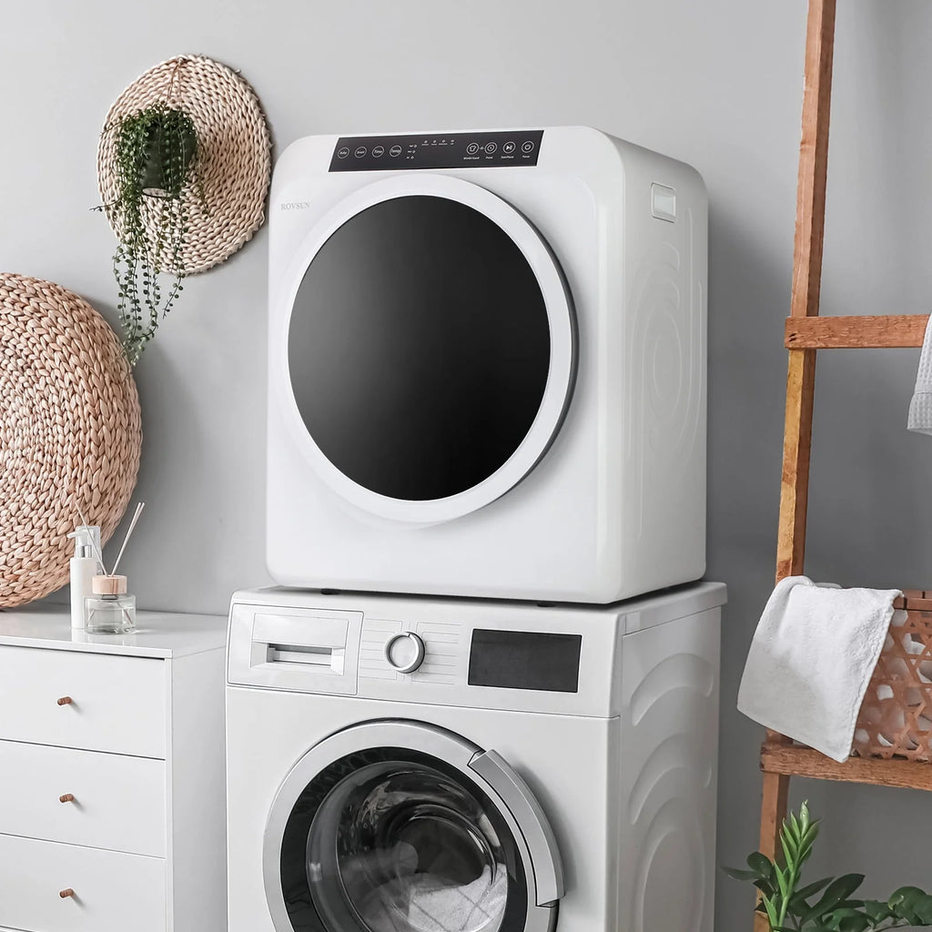 13.2LB Portable Front Load Laundry Dryer White S541