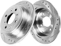 Drilled Slotted 4 Lug Rotors Pack of 2 P55893