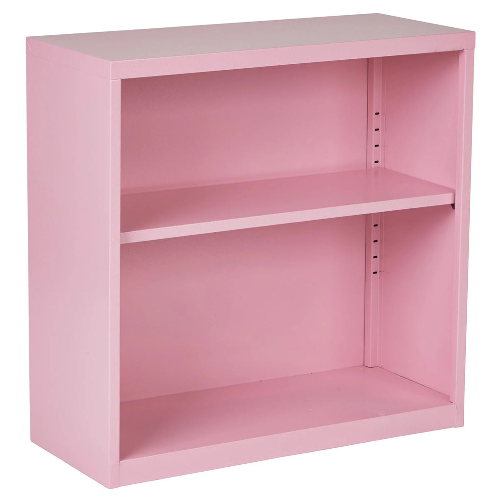Metal Bookcase in Pink Finish E184898