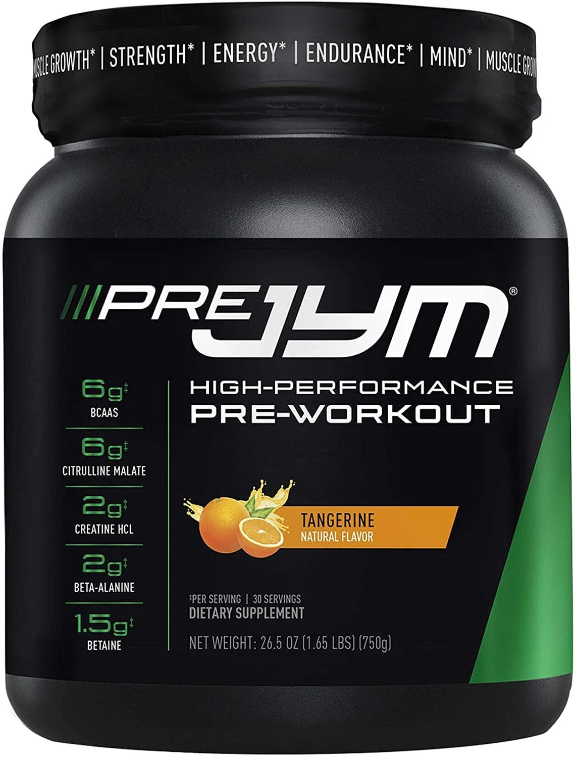 Pre Workout Powder Tangerine 30 Servings M3660