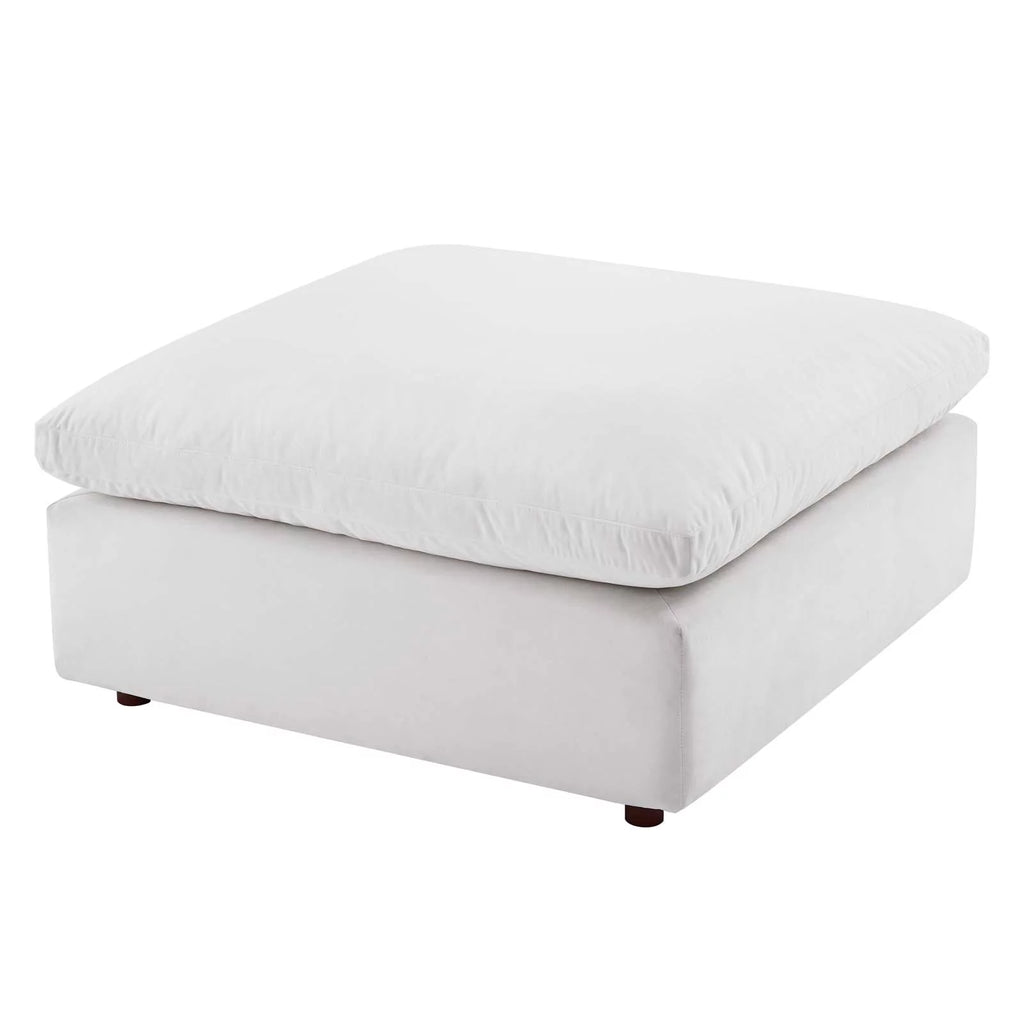 White Velvet Sectional Sofa Set P545530